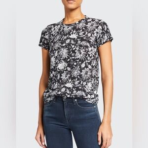 Rag & Bone Wallpaper Printed Crewneck Tee